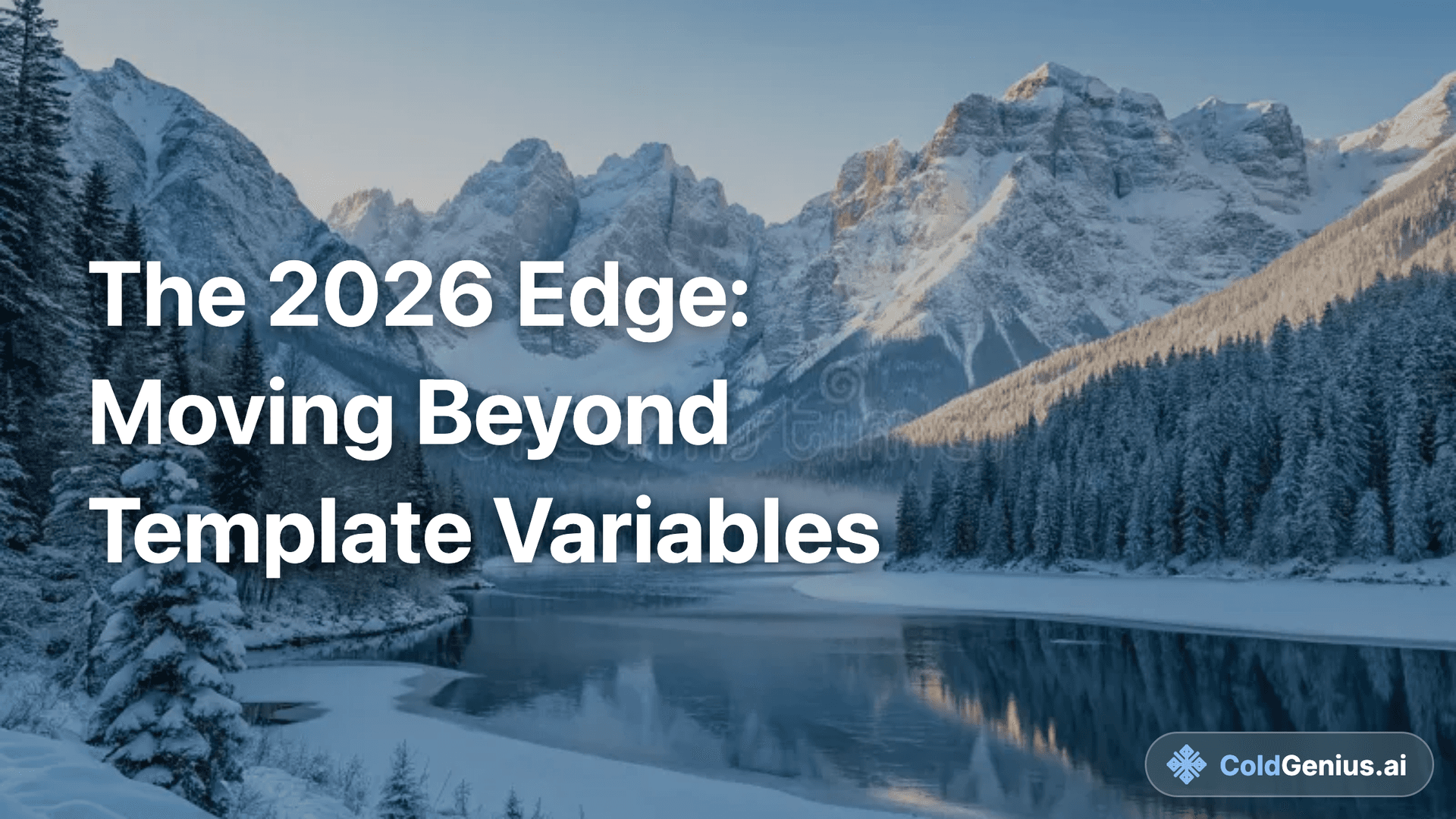 The 2026 Edge: Moving Beyond Template Variables